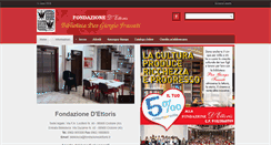 Desktop Screenshot of fondazionedettoris.it